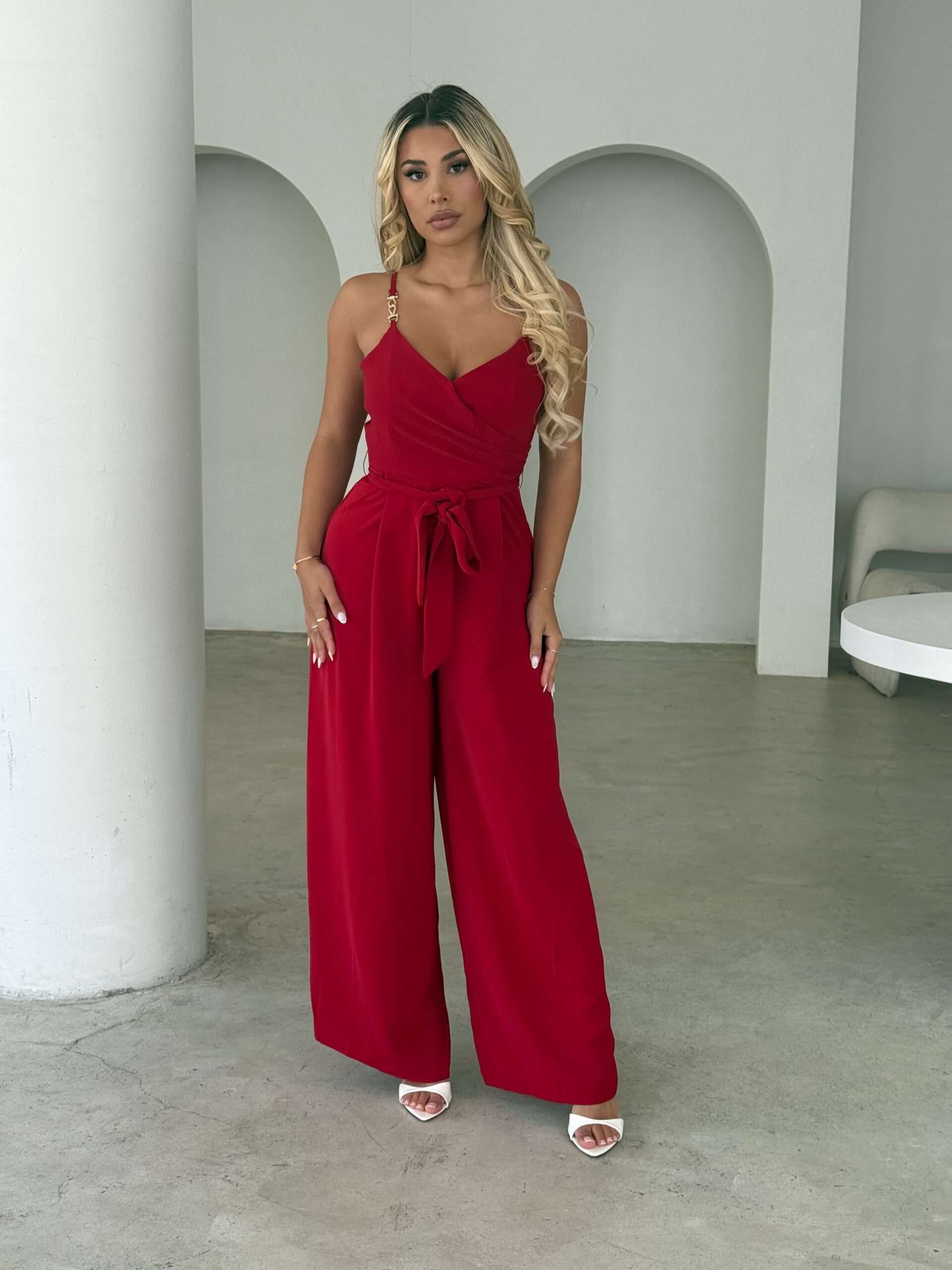 JUMPSUIT - RED
